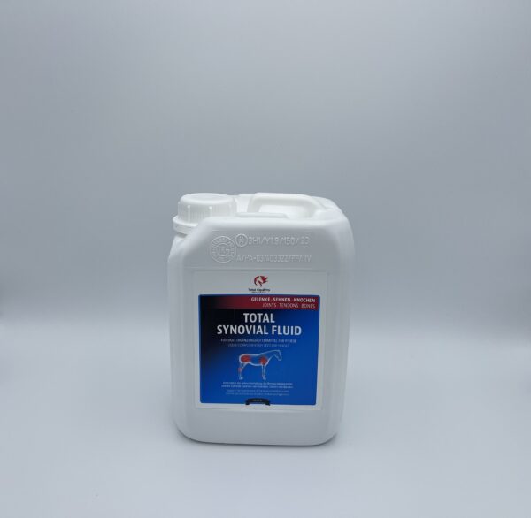 TOTAL Synovial Fluid im 2,5-Liter-Kanister – Ergänzungsfuttermittel zur Unterstützung der Gelenkfunktion und Beweglichkeit bei Pferden
